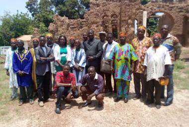 La delegation de lan CODEL avec les representants du canton du lalle